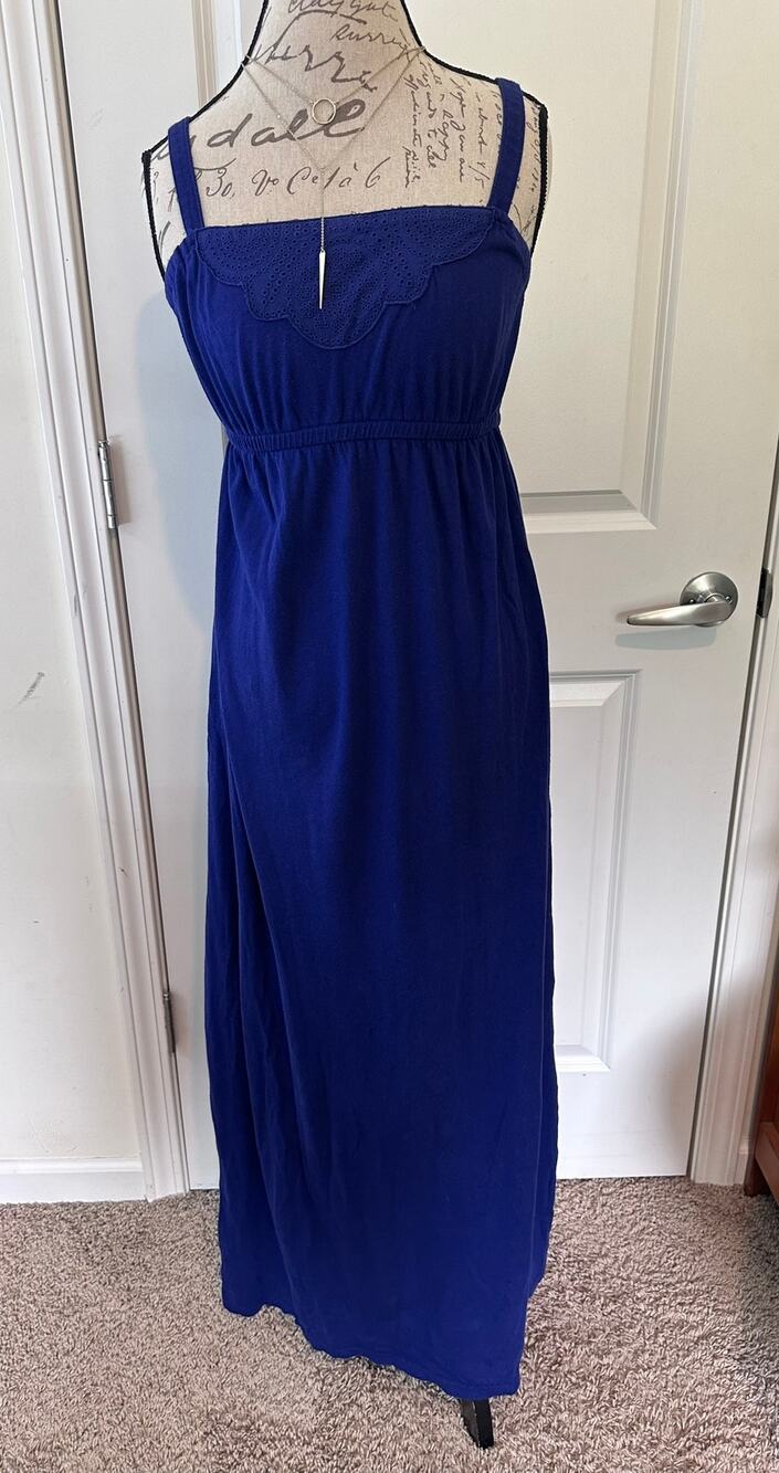 Old Navy Maternity Women's sz M Strapless or Spaghetti Strap Maxi Dress
